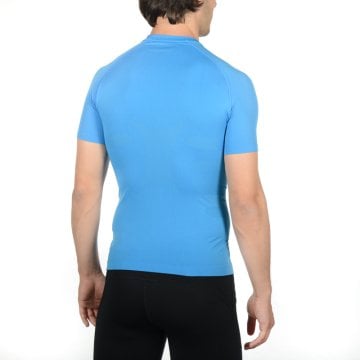 Mico Motion Dry Profesyonel Seamless Erkek Spor Tişört Mavi