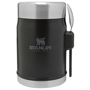 Stanley Klasik Paslanmaz Çelik Yemek Termosu Kaşıklı 0,40 LT 0,40 LT - Siyah