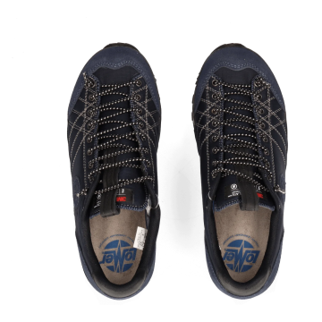 Lomer Italy Bio Naturale Thermo 3M Thinsulate MTX Soğuk İklim Vibram Full Çarşak Kadın Ayakkabı Flag Mavi
