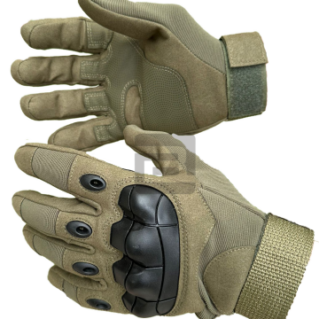 Bushlove Tactical Operatör Full Finger Uzun Taktik Eldiven Haki Yeşil