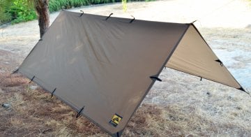 Bushlove Bushcraft Tarp Tente 3m*3m Coyote Brown Araç Yan Tente Gölgelik