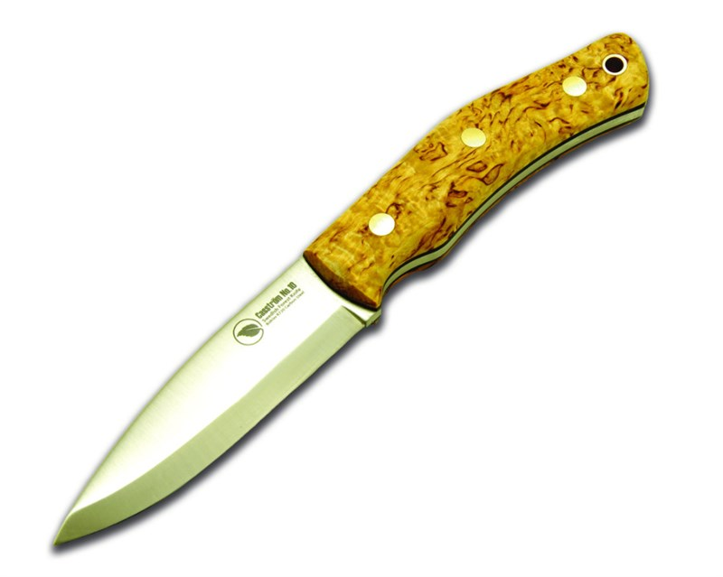 Casström New No.10 Swedish Forest Knife (Curly Birch/Scandi) Bıçak