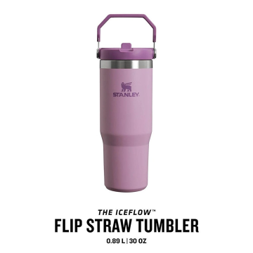 Stanley The IceFlow Flip Straw Pipetli Termos Bardak 0,89 LT Lila