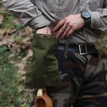 Cem Emir Kanguru Bushcraft Kese - Orman Çantası