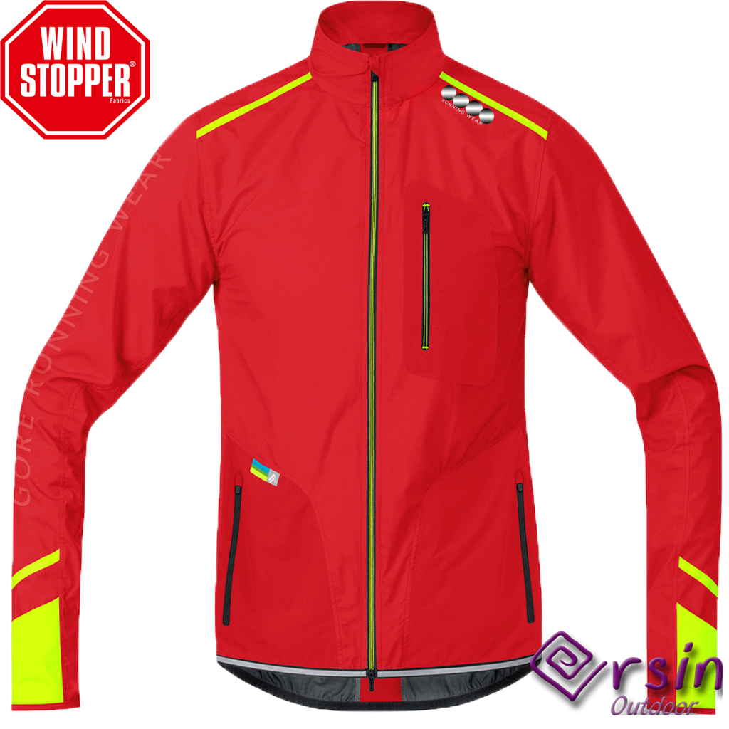 Goretex Windstopper Kırmızı SoftShell Ceket