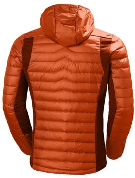 Helly Hansen Verglas Hooded Down Hybrid Kaz Tüyü Jacket Erkek Ceket Turuncu