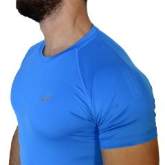 Asics ProDryFit Spor Fitness Koşu Outdoor Mavi Body Tişört