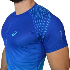 Asics ProDryFit Spor Fitness Koşu Outdoor G. Mavi Body Tişört