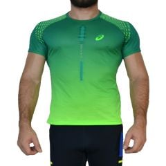 Asics ProDryFit Spor Fitness Koşu Outdoor G. Yeşil Body Tişört