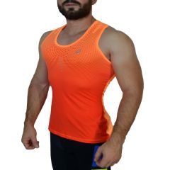 Asics ProDryFit Spor Fitness Koşu Outdoor G. Turuncu Kolsuz Body
