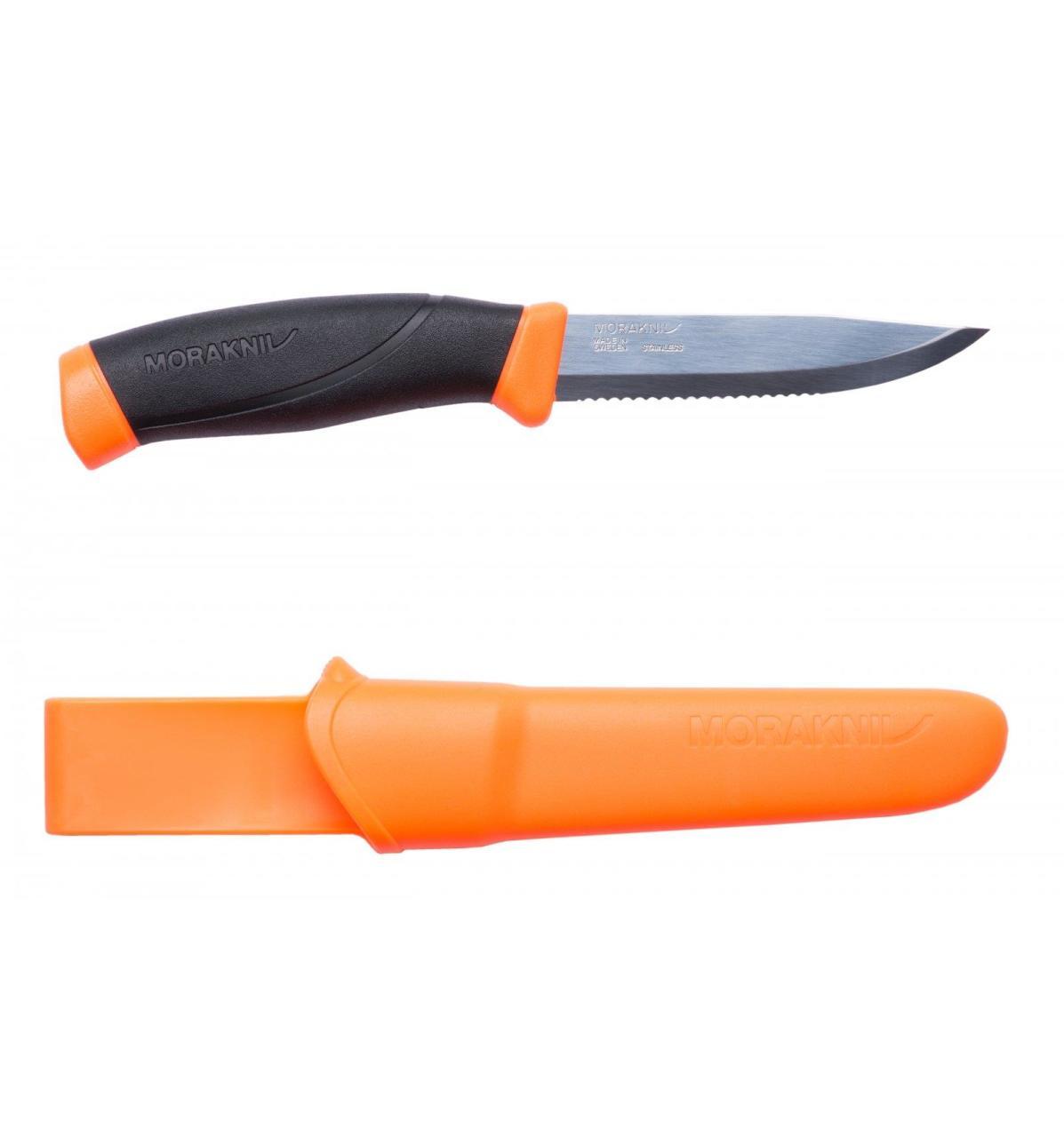 Morakniv Companion Serrated Hi-Vis Orange Kurtarma Bıçağı