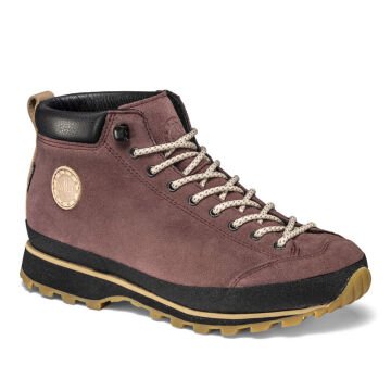 Lomer Italy Bio Naturale Mid MTX Waterproof Vibram Full Çarşak Deri Kadın Bot Brownrose