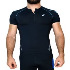 Asics MotionMuscle Fitness Koşu Outdoor D Siyah Body Tişört