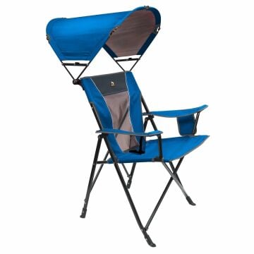 Gci Outdoor SunShade Comfort Pro Şemsiyeli Gölgelikli Kamp ve Plaj Sandalyesi Mavi