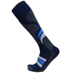 ProSki Blue Double Line Termal Çorap Soğuk İklim ve Kayak Uzun Konç