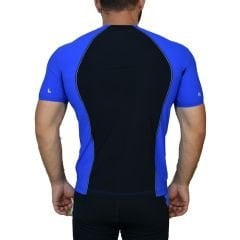 Falke Ergonomic Fitness Koşu Bike Outdoor Mavi Siyah Tişört