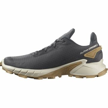 Salomon Alphacross 4 Erkek Patika Outdoor Koşu Ayakkabısı - Ebony/Rainy Day/Phantom  L41724100