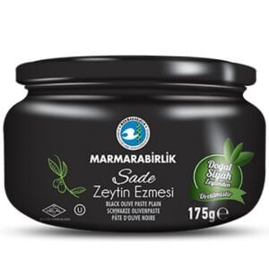 Marmarabirlik Siyah Zeytin Ezmesi Sade 175 Gr