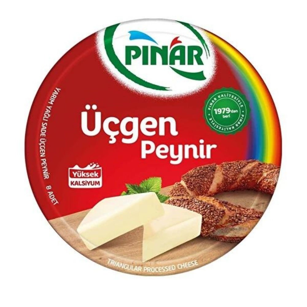 Pınar Üçgen Peynir Yarım Yağlı 8X12.5 Gr