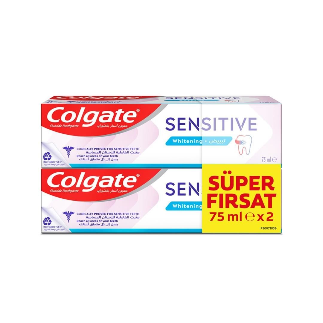 Colgate Sensetive Hassas 2X75 Ml Extra Güç Beyazlık