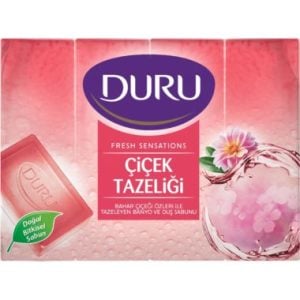 Duru Duş Sabunu Fresh Çiçek Tazeliği 4x150 gr