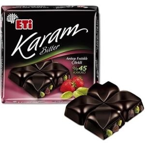 Eti C. Karam Bitter %45 Kakao 60 Gr Antep Fıstıklı Çilekli 6772566