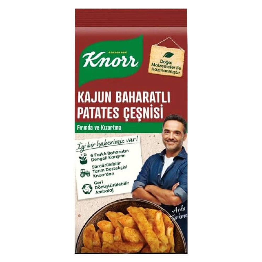 Knorr Çeşni Kajun - Patates 60 Gr