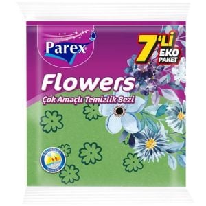 Parex Flowers Çok Amaçlı Temizlik Bezi 7'li