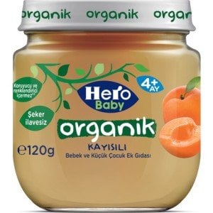 Hero Baby Organik Kayısılı 120 gr