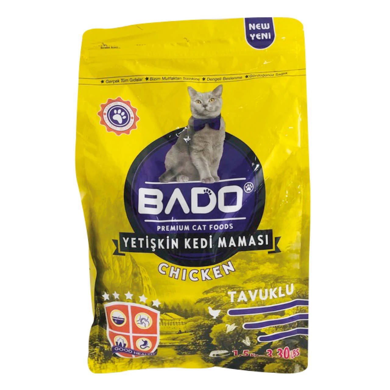 Bado Kedi Maması Yetişkin Tavuk Etli 1.5 kg