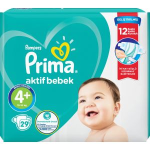 Prima Bebek Bezi 4+ Beden 27 Adet Mini Fırsat Paketi