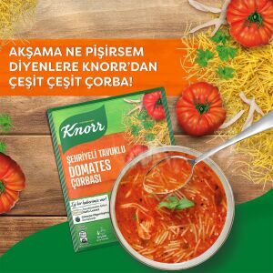 Knorr ŞehriyeTavuklu Domates Çorbası 67 Gr