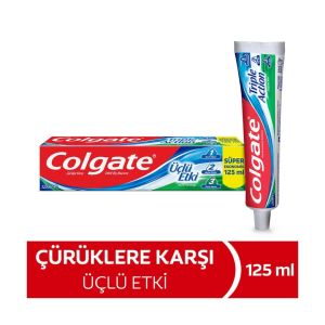 Colgate Üçlü Etki Diş Macunu Nane Ferahlığı 125 Ml