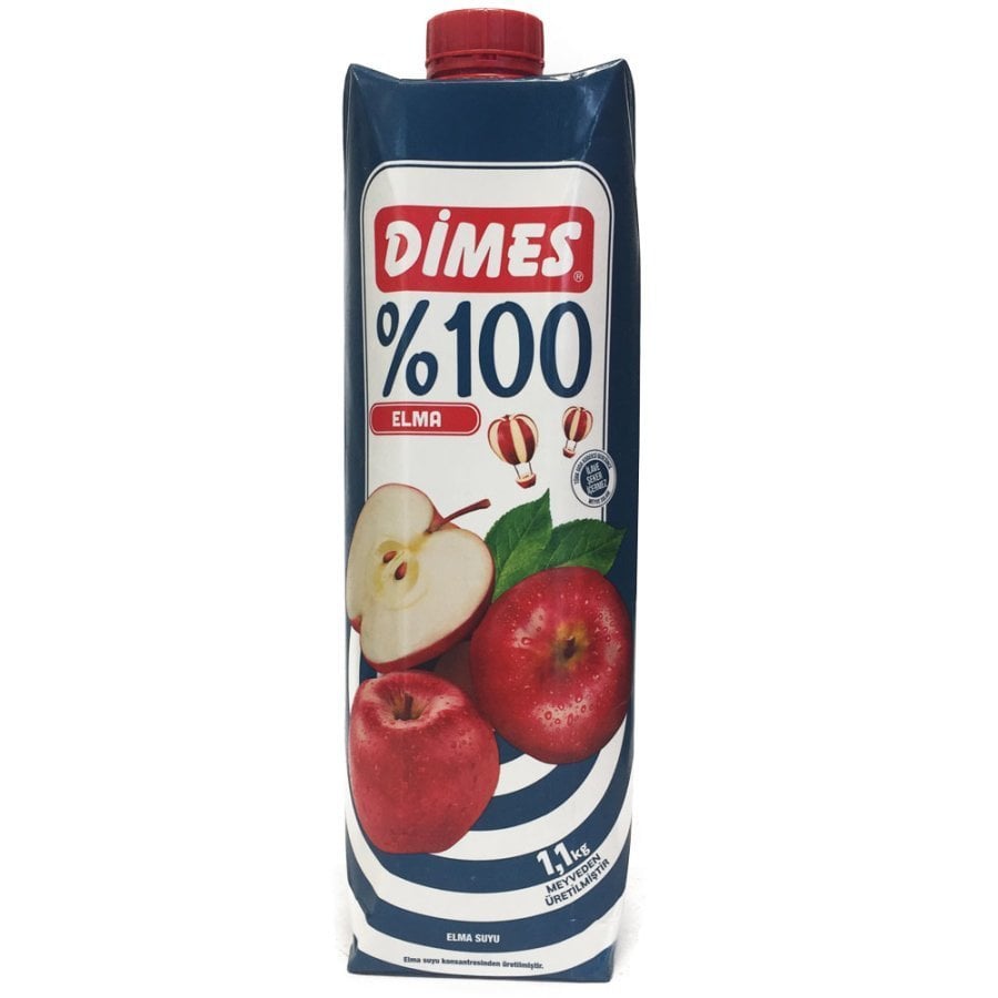 Dimes Elma Suyu %100 1 Lt