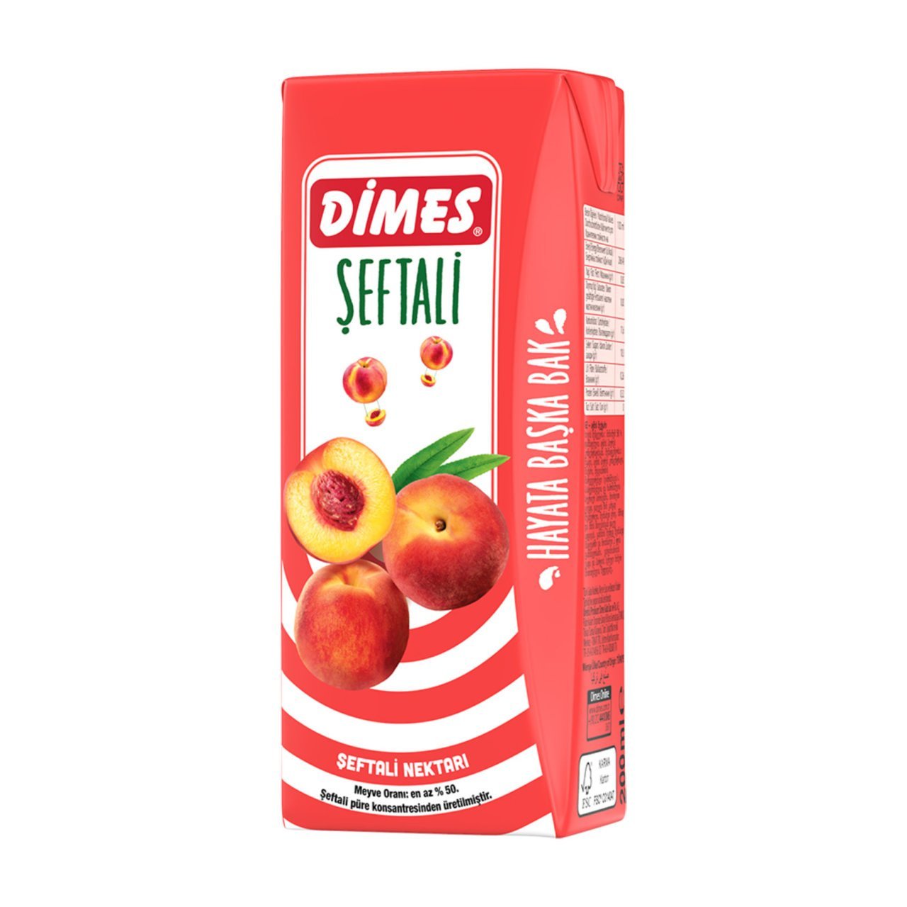 Dimes Şeftali Meyve Suyu 200 Ml