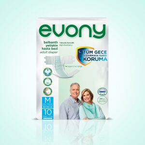 Evony Yetişkin Bezi Orta-Medium 10'lu