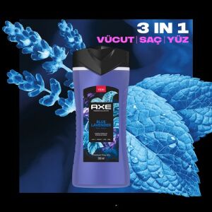 Axe Premium Collection Duş Jeli Blue Lavender 3 In 1 Vücut Saç Yüz 300 Ml