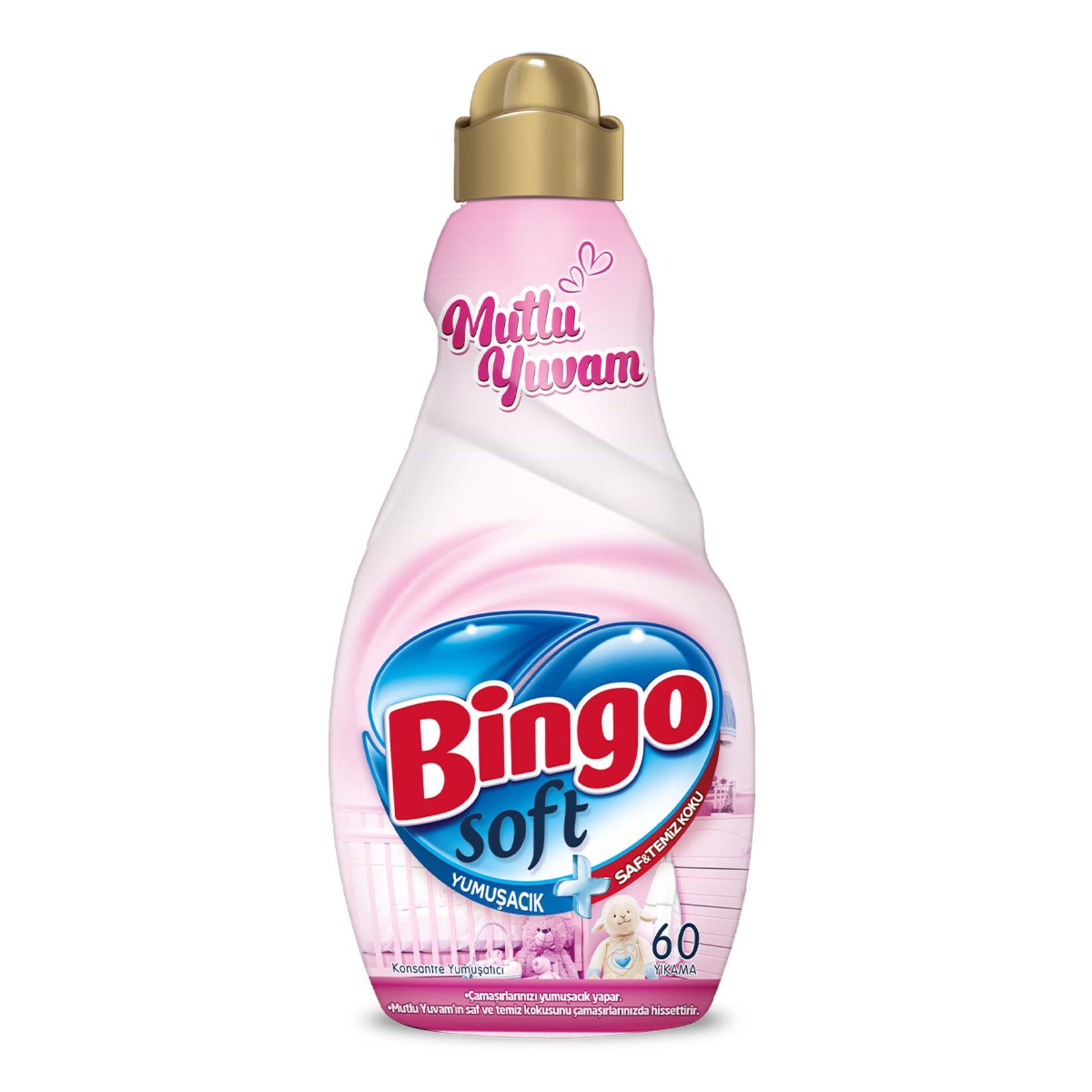 Bingo Soft Konsantre Yumuşatıcı 1440 ml Mutlu Yuvam