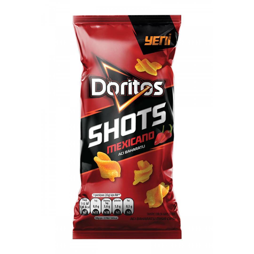 Fritolay Doritos Shots Acı Baharatlı 30 gr