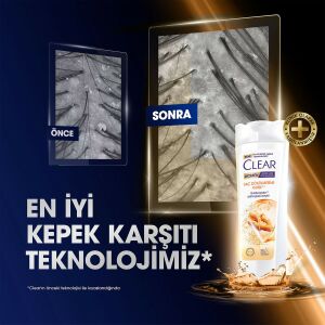 Clear Women Kepeğe Karşı Etkili Şampuan Saç Dökülmesine Karşı 350 Ml