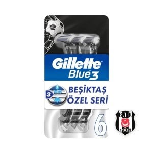 Gillette Blue 3 6'lı Beşiktaş Özel Seri
