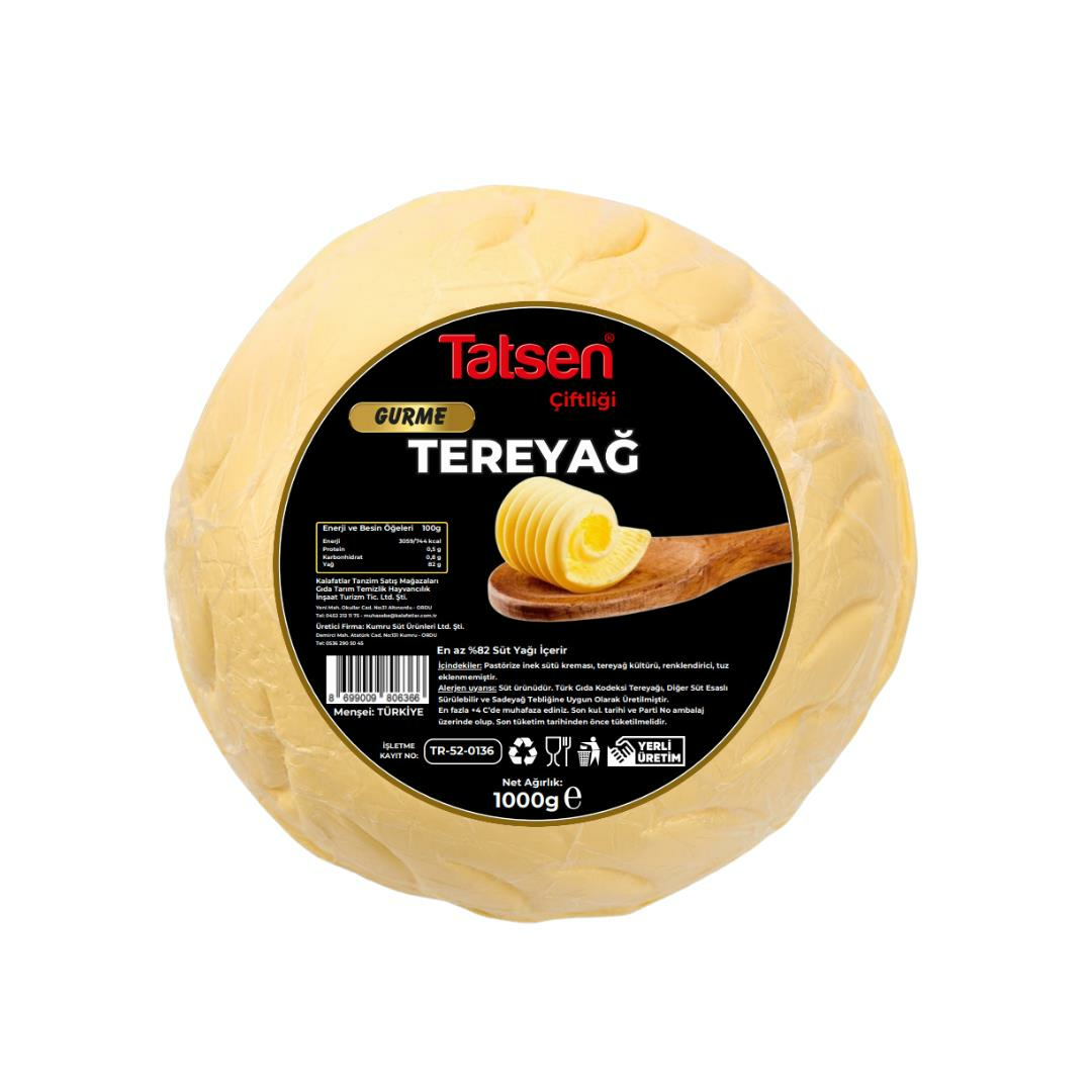 Tatsen Gurme Tereyağ 1 Kg