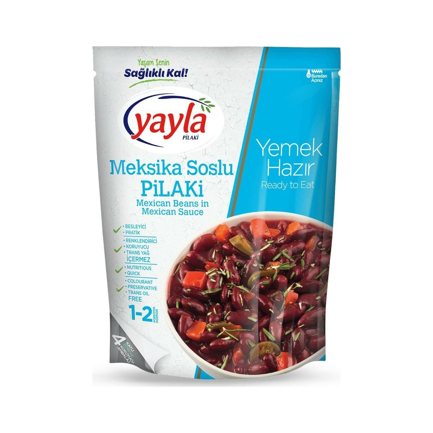 Yayla Meksika Soslu Fasulye Pilaki 400 Gr