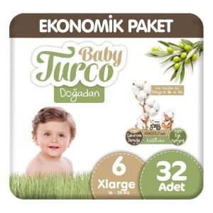 Baby Turco Doğadan Eko  XL 16-25 kg 32'li