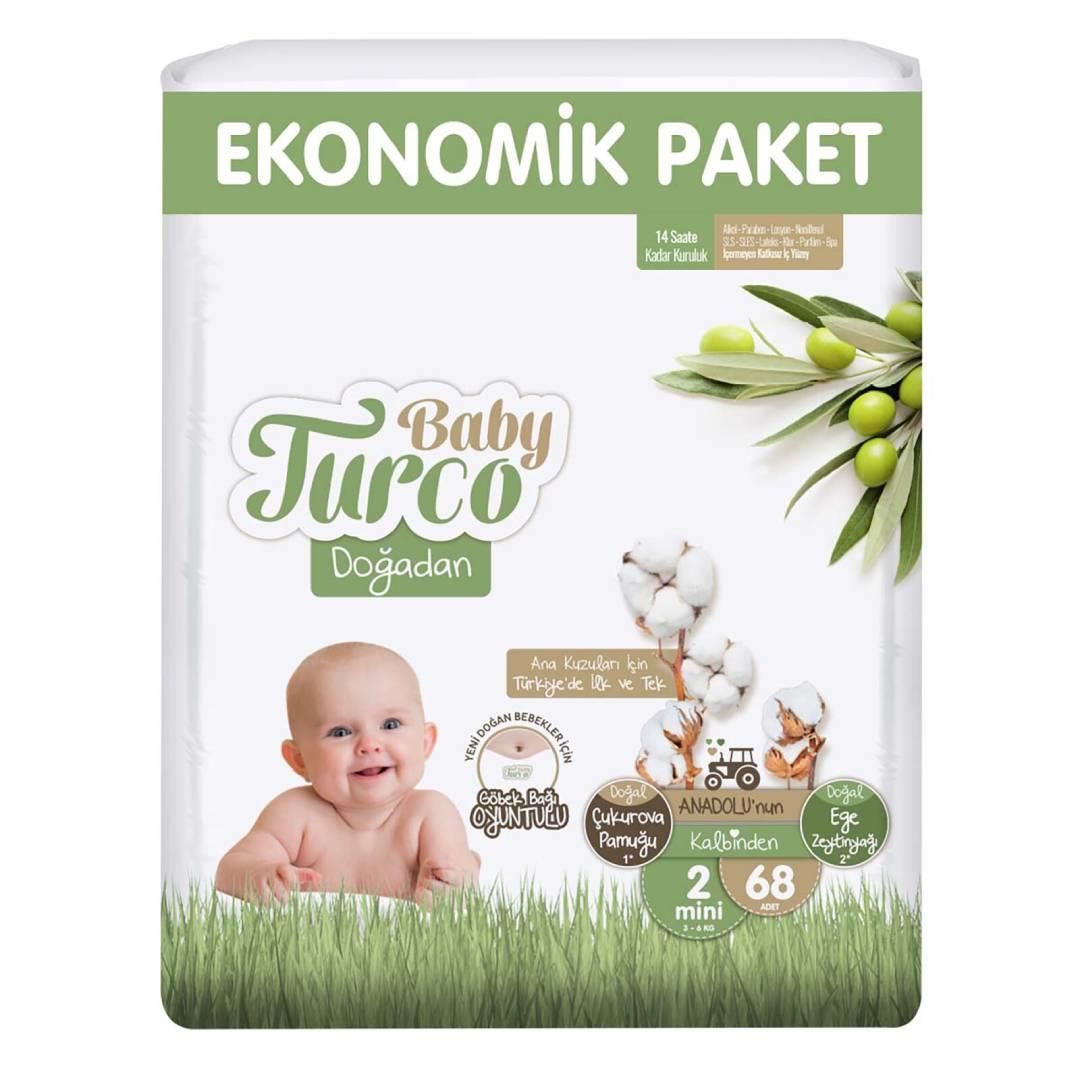 Baby Turco Doğadan Eko Mini 3-6 kg 68'li