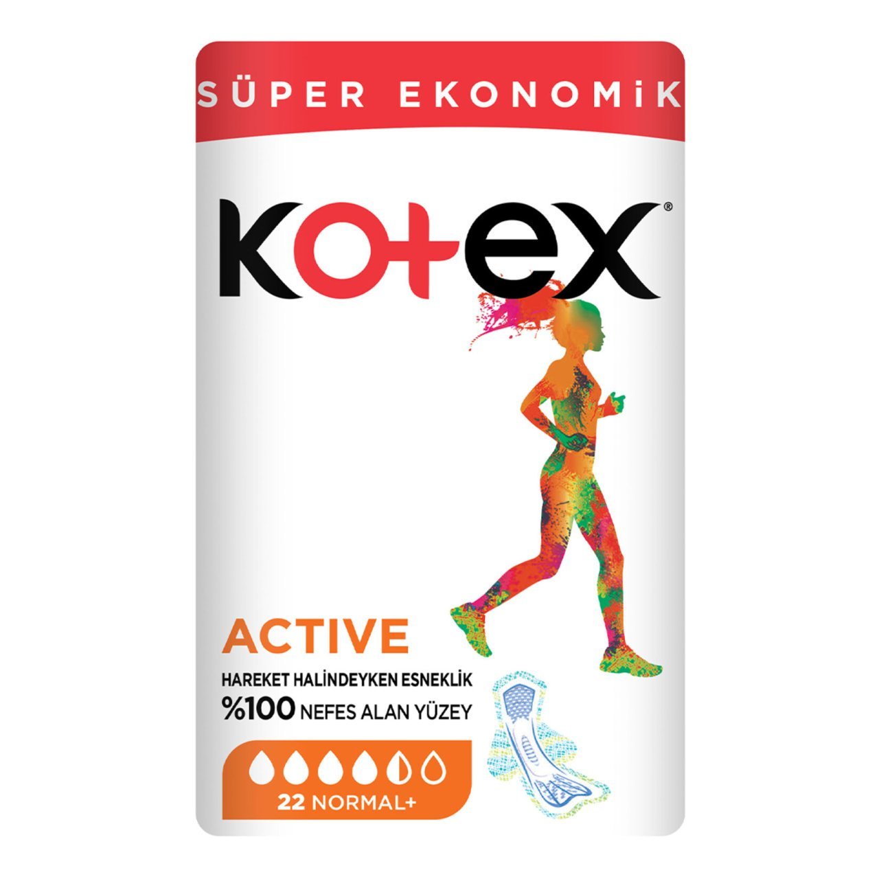 Kotex Active Ultra  Normal  22'li