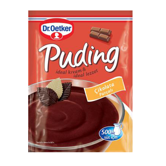 Dr.Oetker Puding Çikolata Parçalı 115 Gr