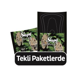 Sleepy Black Natural Ped Süper Ekonomik Gece 18'li