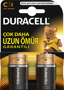 Duracell Orta Boy Pil Kart 2'li