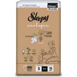 Sleepy Ecologıc Ped Süper Ekonomik Gece 18'li